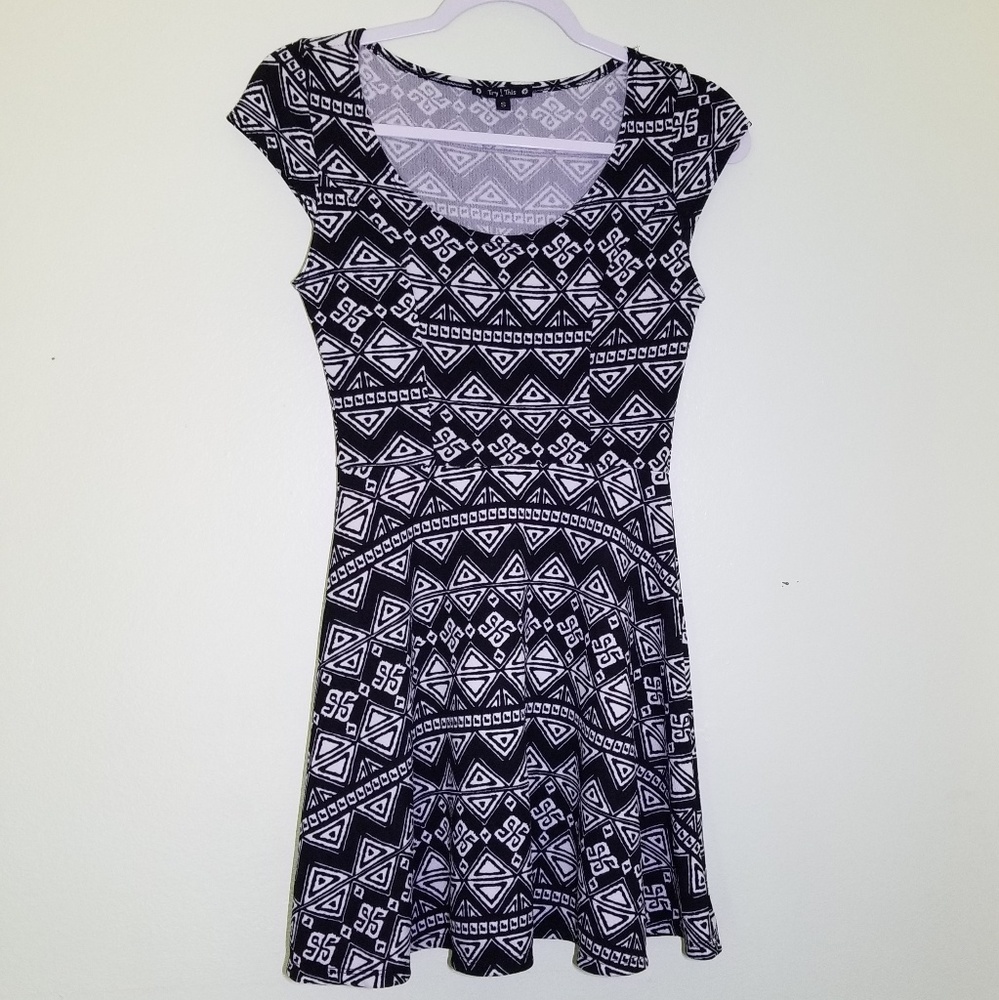 Try This | Tribal Print | Skater Dress